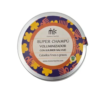 Maison Karité Sólido Champú Voluminizador Lata 75g